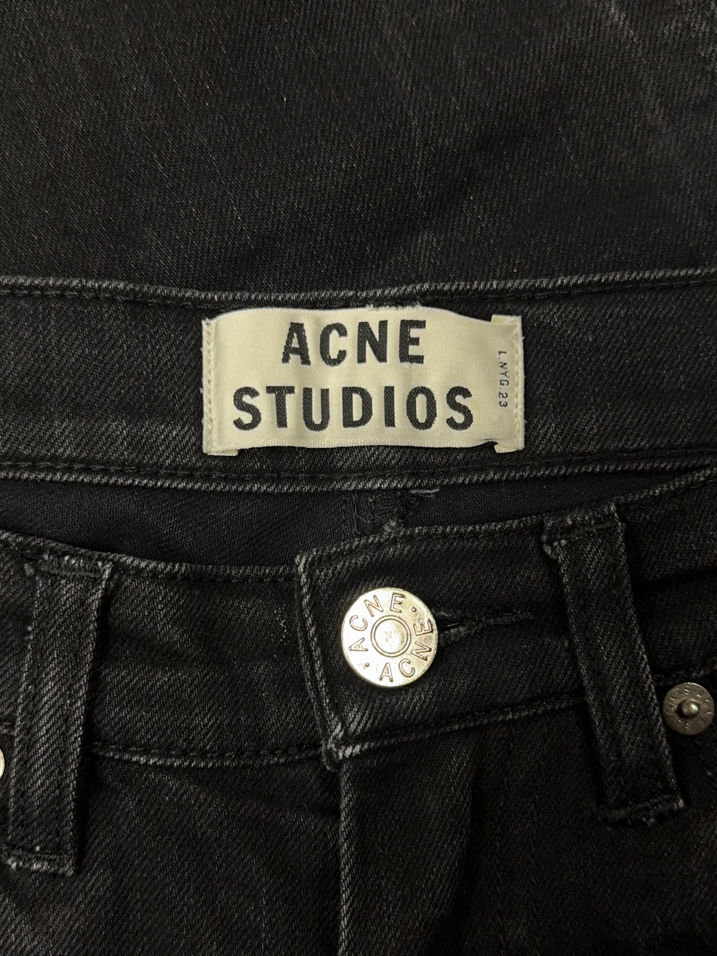 Acne Studios ‘Max New Cash’ Black Slim/Skinny Jeans