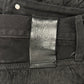 Paradoxe Paris ‘Dead Leaves’ Layered Black Crinkle Denim