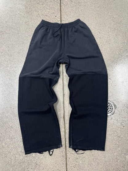 SS2023 Balenciaga ‘Mudshow’ Hybrid  Black Sweat-Pant/Denim