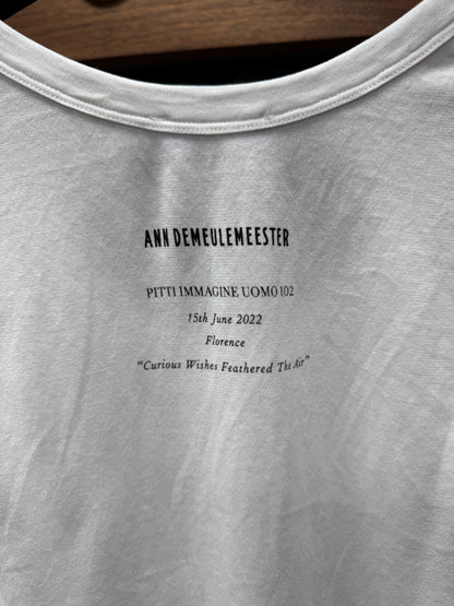 SS2022 Ann Demeulemeester ‘Curious Wishes Feathered The Air’ Tank Top