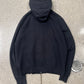 Rick Owens DRKSHDW ‘Jason’ Nylon Panelled Zip Up Hoodie