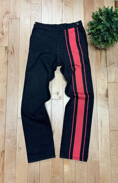 AW2001 Comme Des Garçons Homme  ‘Stripe’ Painted Pants