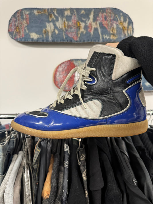 SS2012 Maison Margiela Patent Leather High Top Sneakers