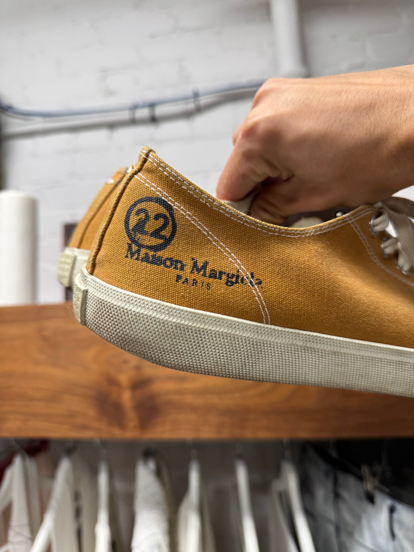 Maison Margiela ‘Tabi’ Low Top Split Toe Sneakers