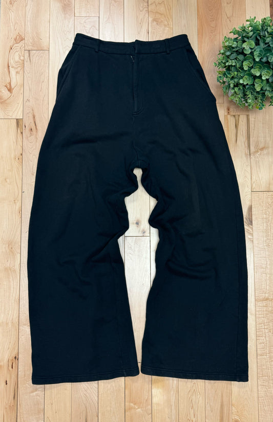 Martine Rose Wide Leg Black Formal Sweatpants