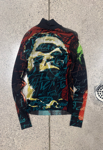 AW1998 Jean Paul Gaultier ‘Vampire’ Mesh Long Sleeve Shirt