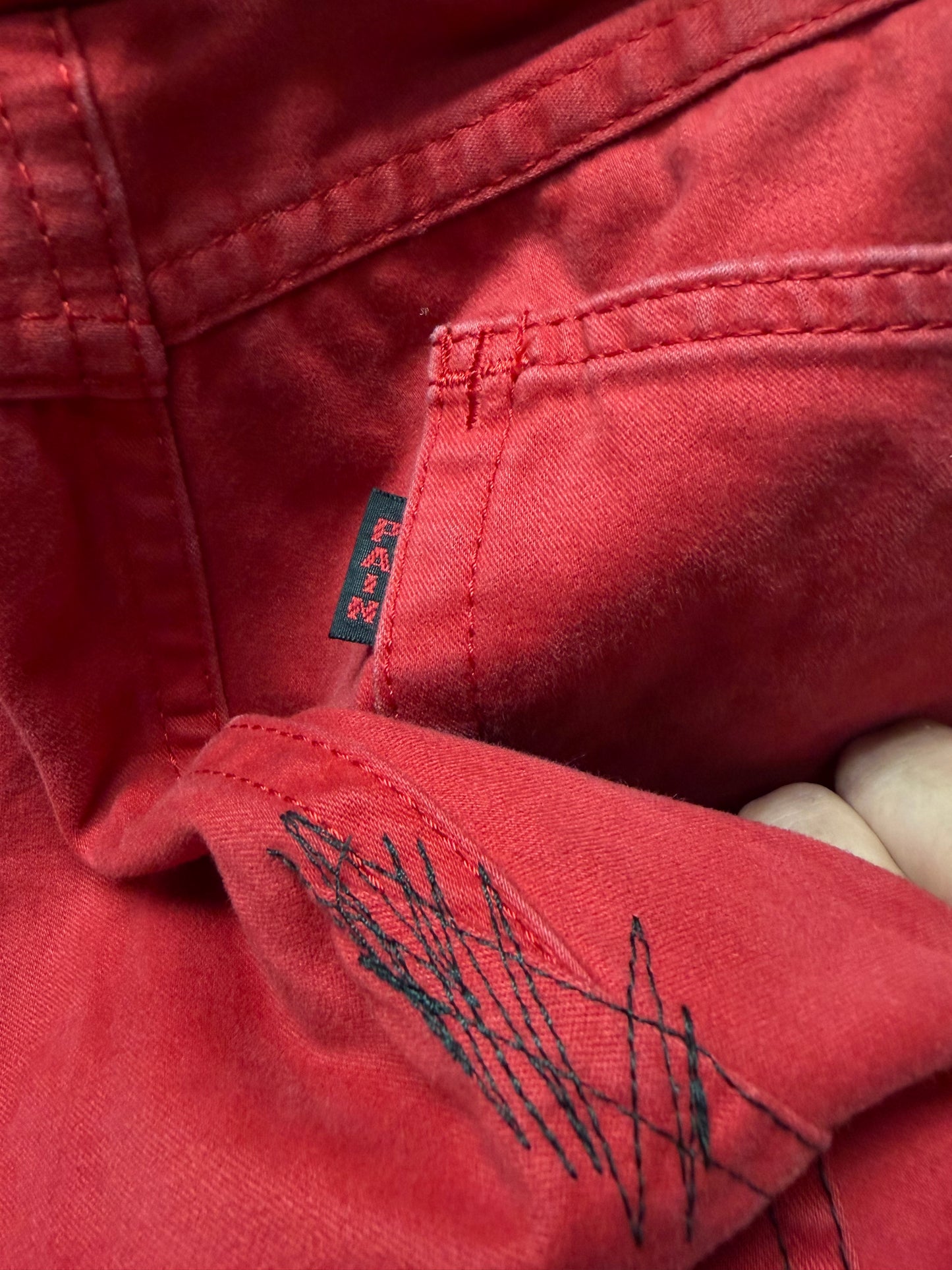SS2006 Number (N)ine ‘Welcome to The Shadows’ Reconstructed Raver Denim
