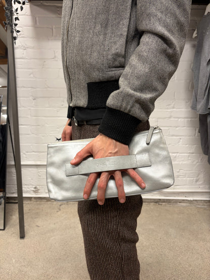 SS2017 Chanel ‘Data Center’ Silver Keyboard Clutch