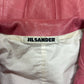 Jil Sander Pink Calfskin Leather Silk Lined Jacket