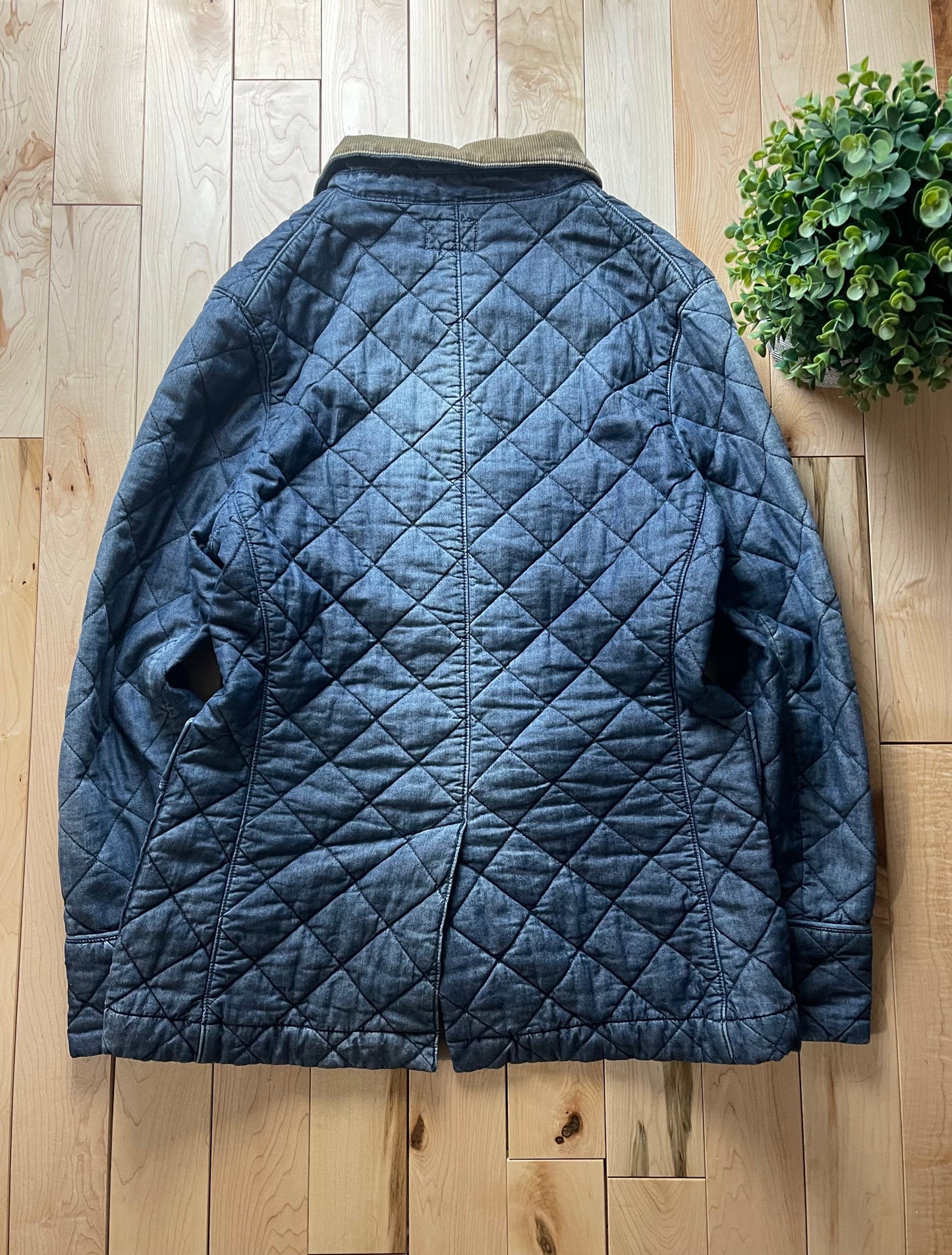 Vivienne Westwood Orb Logo Quilted Denim Chore Jacket