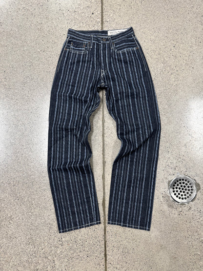 Kapital ‘Cisco’ Striped Blue Denim