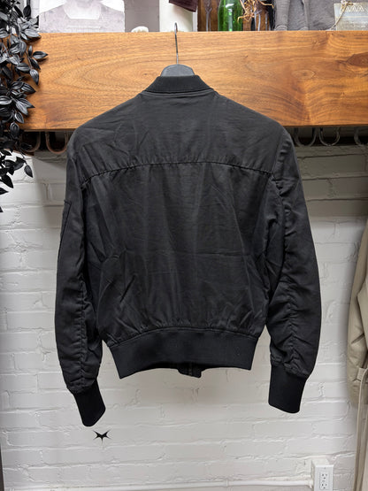 SS2014 Acne Studio  ‘Encore Struct’ Black ‘MA-1’ Bomber Jacket