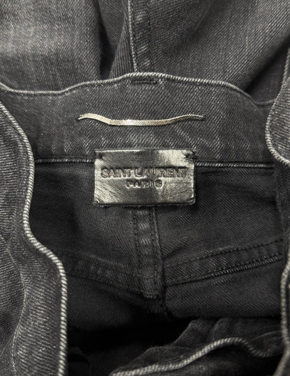 Saint Laurent ‘D02’ Skinny Cut Black Denim