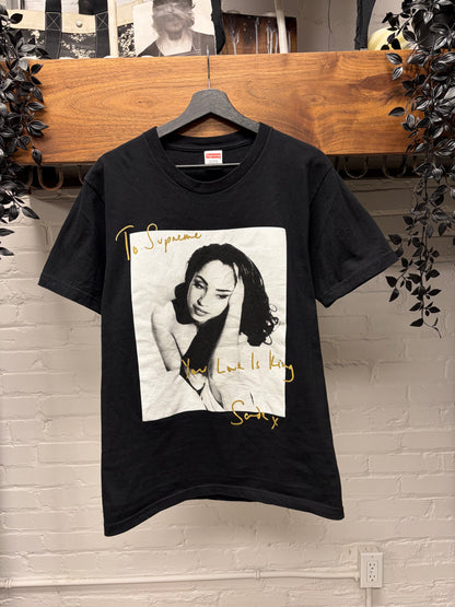 SS2017 Supreme x Sade ‘Portrait’ Black Photo T-Shirt