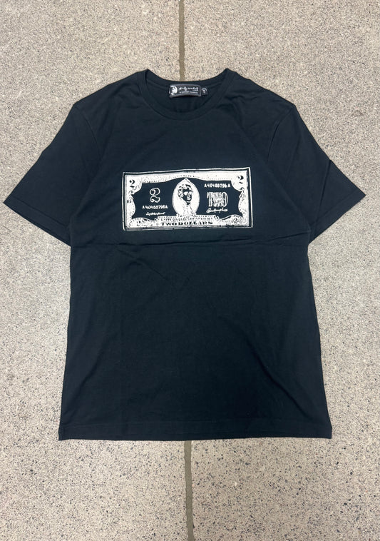 Hysteric Glamour x Andy Warhol ‘2 Dollar Bill Black Graphic T-Shirt