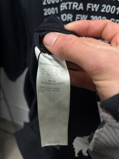 AW2020 Rick Owens ‘Performa’ Collections History T-Shirt