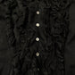 AW2006 Junya Watanabe Grunge ‘Frilled’ Button Closure Cardigan.