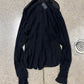 Vintage Yves Saint Laurent Rive Gauche ‘Chiffron Ruffled’ Sheer Blouse