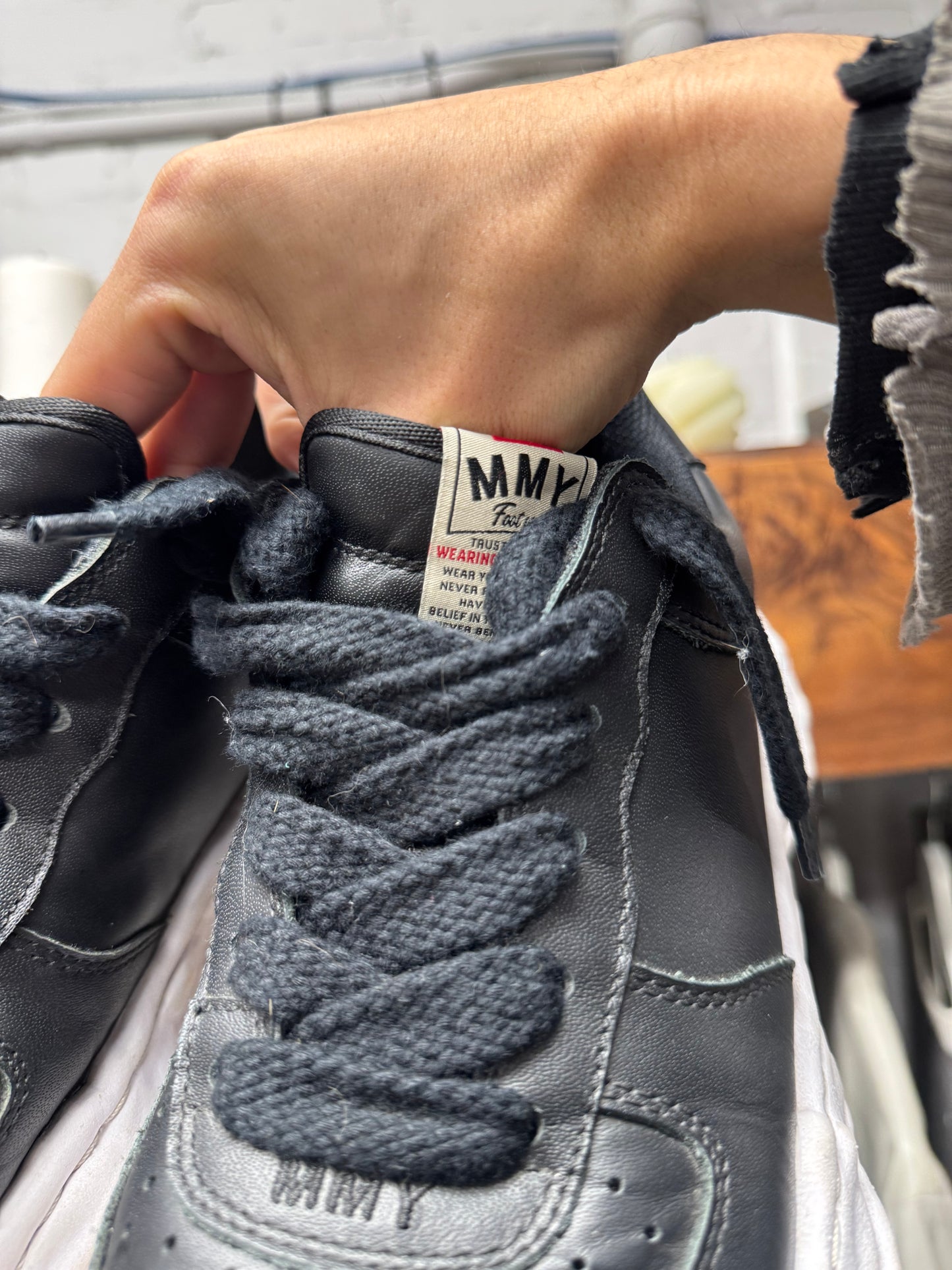 Mihara Yasuhiro ‘Melted’ Leather Low Top Sneakers