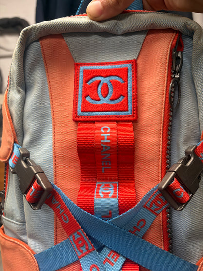 SS2002 Chanel Sport ‘Powder Blue/Orange’ Backpack