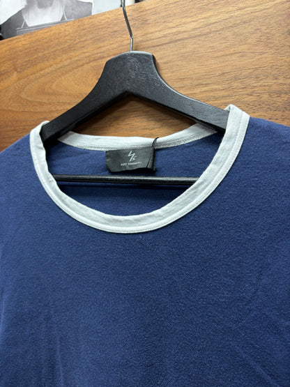 Vintage Yohji Yamamoto ‘Y’s’ Blue/White Ringer Short Sleeve T-Shirt