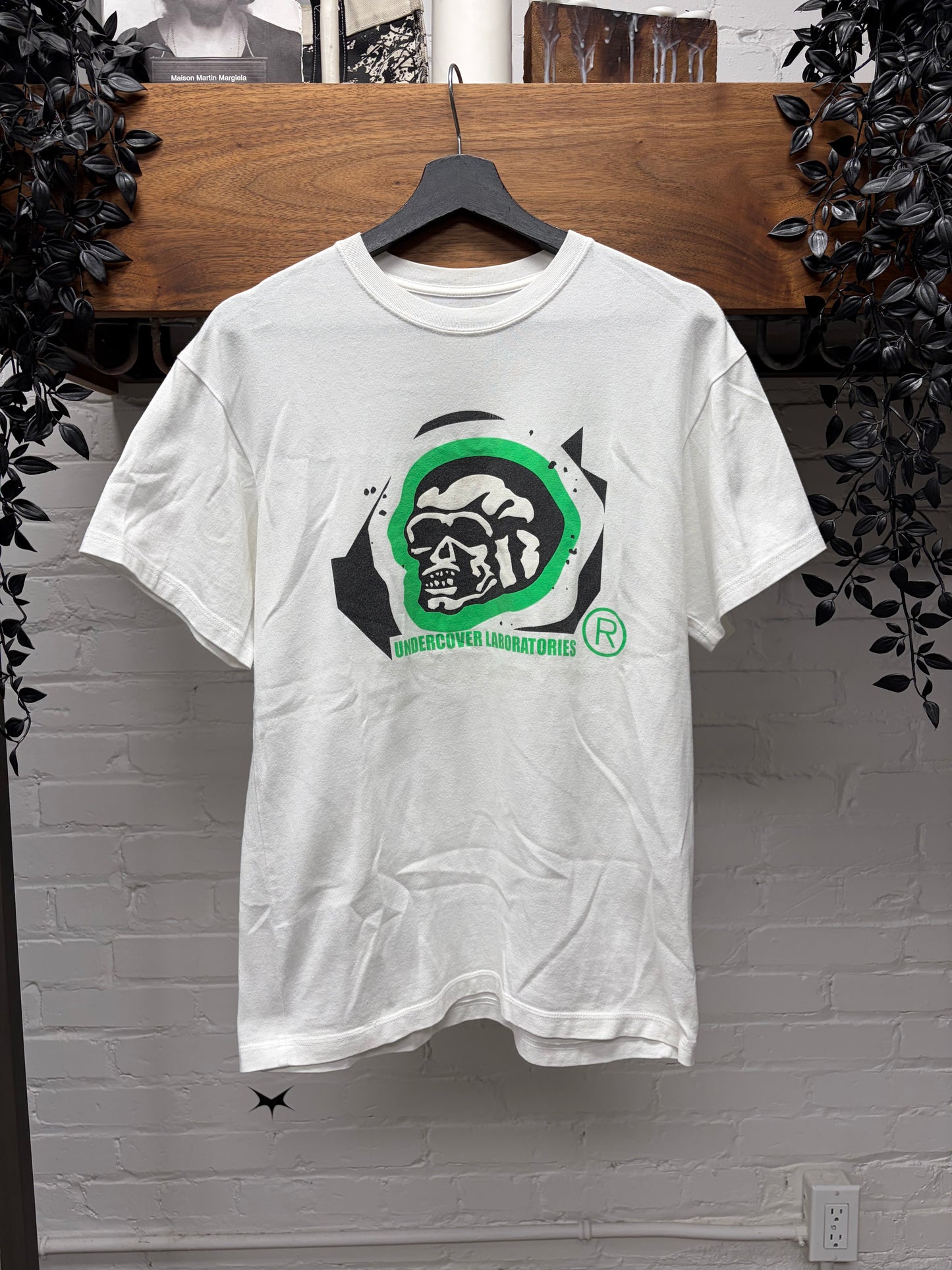 Undercover ‘Illusion of Haze’ Skull Head White Graphic T-Shirt