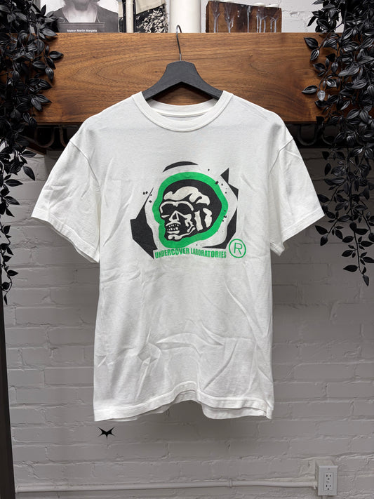 Undercover ‘Illusion of Haze’ Skull Head White Graphic T-Shirt