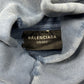 AW2023 Balenciaga ‘Paris Moon’ Faded Blue Hoodie