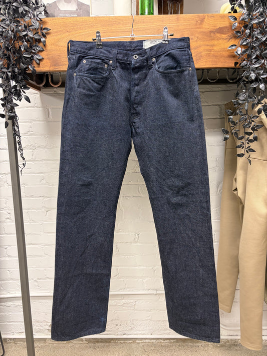 Kapital Dark Indigo Blue 14oz ‘5P TH’ Selvedge Bootcut Denim