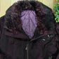 Tornado Mart Oxblood Red Fur Trim Jacket