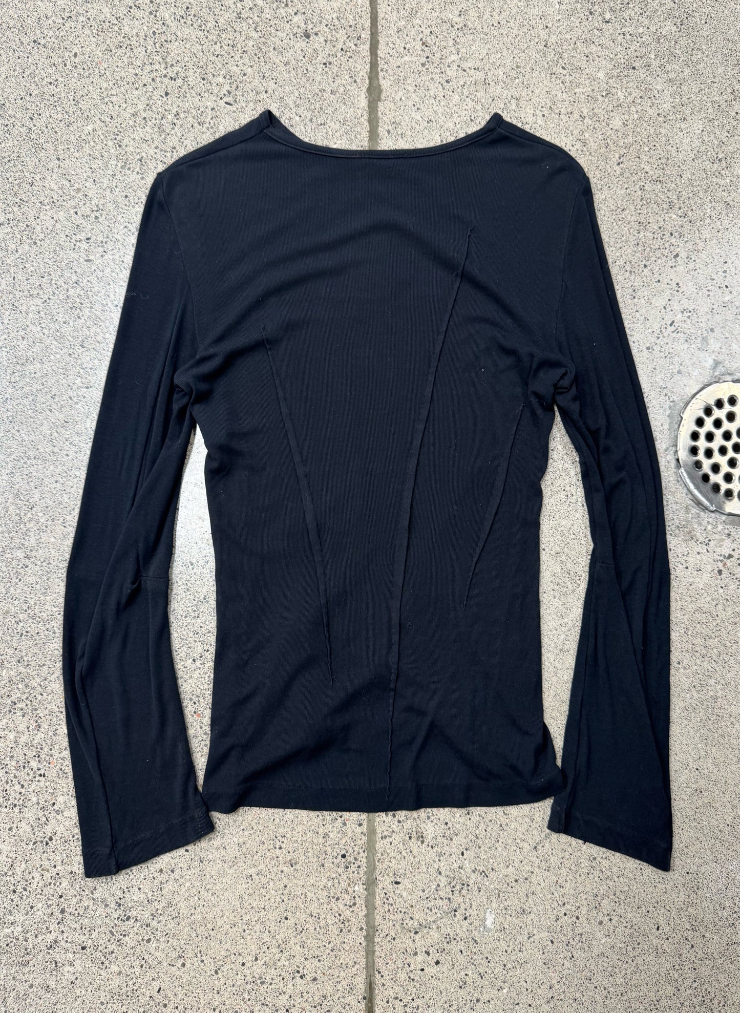 Ann Demeulemeester Ribbed Thermal Shirt