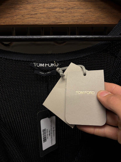 Tom Ford 100% Silk Wrap Kimono Cardigan