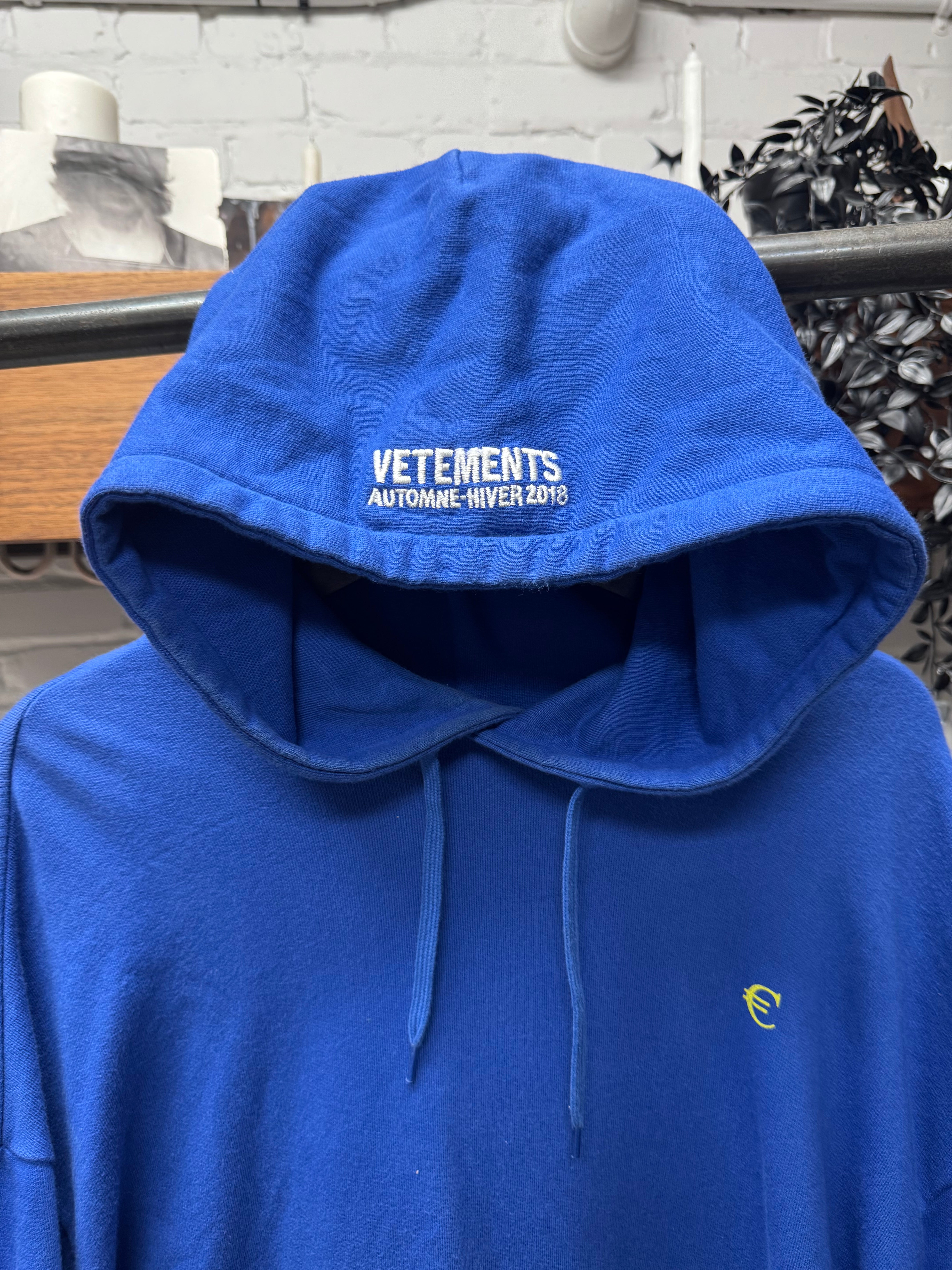 AW2018 Vetements by Demna Gvasalia 'Europa' Oversized Hoodie