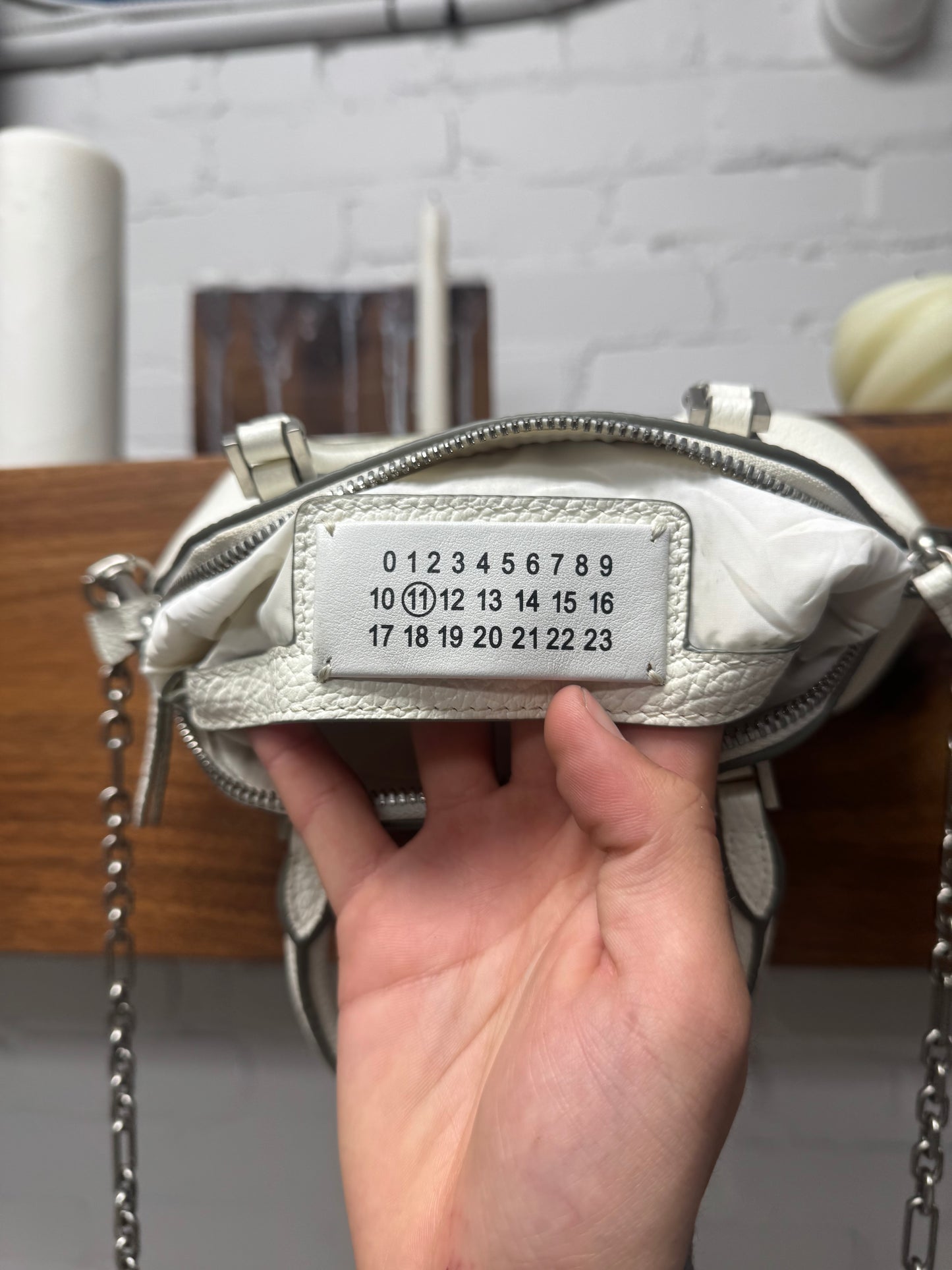 Maison Margiela Micro ‘5AC’ Miniature Leather Purse