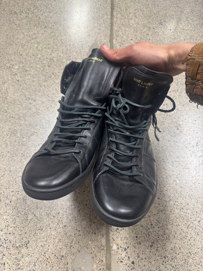 Saint Laurent SL/18 ‘Fringe’ Leather Sneakers