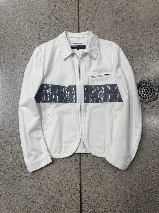 SS1992 Comme Des Garçons Homme Plus ‘3M Strip’ Zip-Up Work Jacket