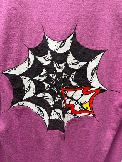 Chrome Hearts x Matty Boy ‘Spider Web’ Purple Graphic T-Shirt