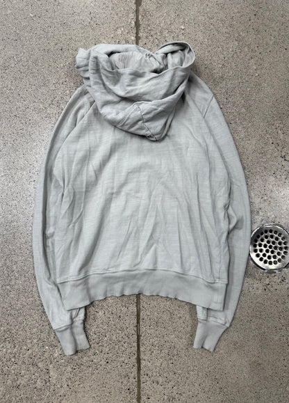 AW2016 Rick Owens ‘Dinge’ Grey Mountain Zip Hoodie