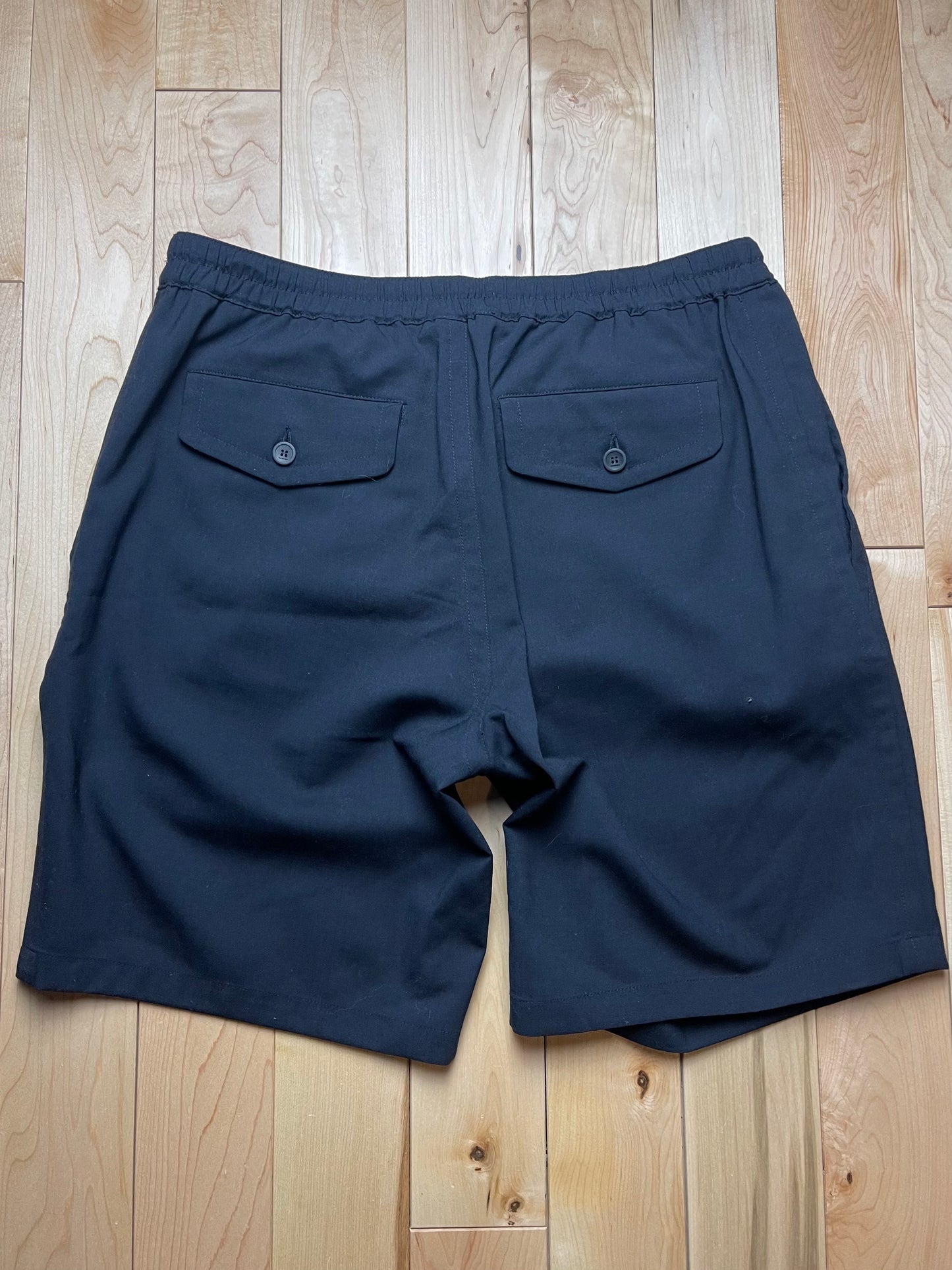 Sandro Black Drawstring Shorts