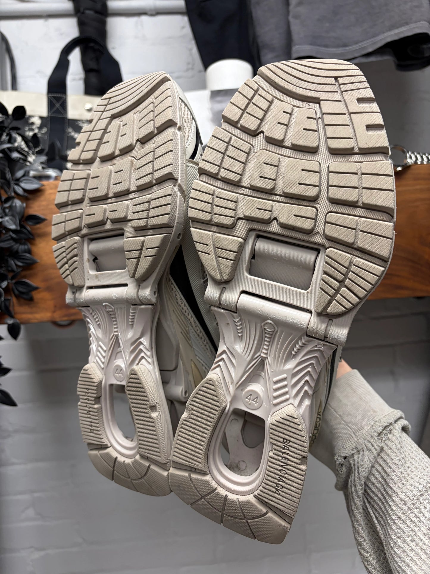 Balenciaga ‘Xpander’ Tan Low Top Athletic Sneakers