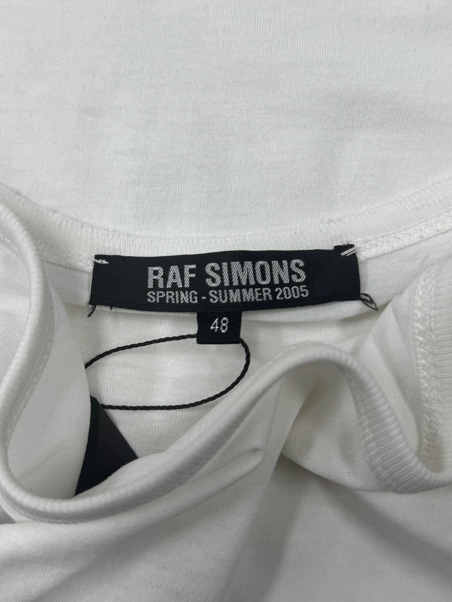 SS2005 Raf Simons ‘Texas Pieces’ White Tank Top