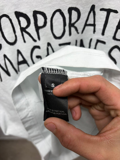 AW2020 Vetements ‘Corporate Magazines Suck’ Slogan T-Shirt