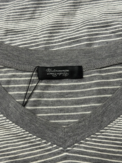 Undercover Striped ‘Peacebuilder’ Patch Long Sleeve Shirt