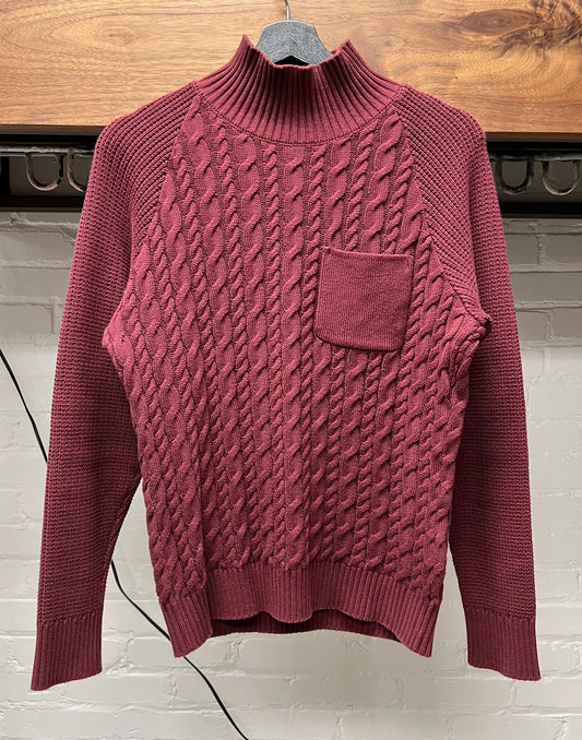 Undercover Cable Knit ‘Clay Red’ Turtleneck Sweater