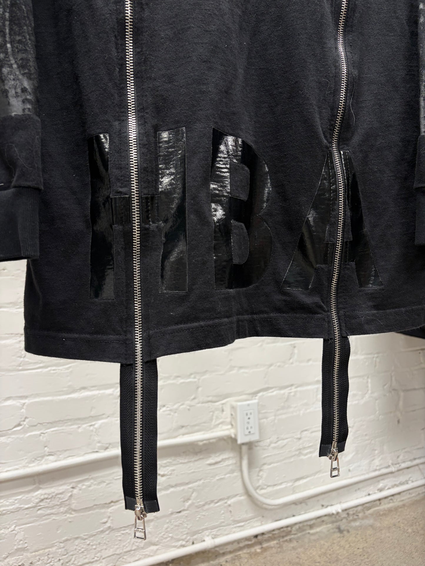 Hood by Air Extended ‘Zipper Track’ Long Sleeve Shirt