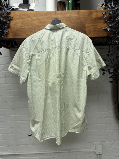 SS2019 Raf Simons x Fred Perry Cargo Pocket Gingham Short Sleeve Button Up Shirt