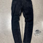 2012 Balenciaga by Nicholas Ghesquiere Black Waxed Denim