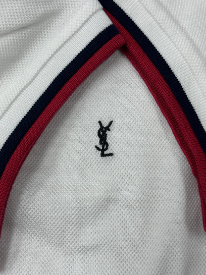 SS2016 Saint Laurent ‘YSL’ Logo Polo