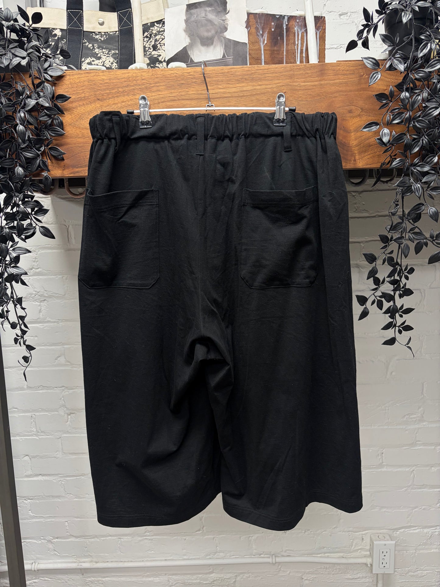 Yohji Yamamoto Pour Homme Mainline Wide Leg 3/4 Length Shorts