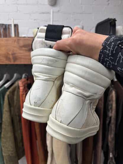 Rick Owens ‘Cracked’ Deerskin Leather Geobaskets